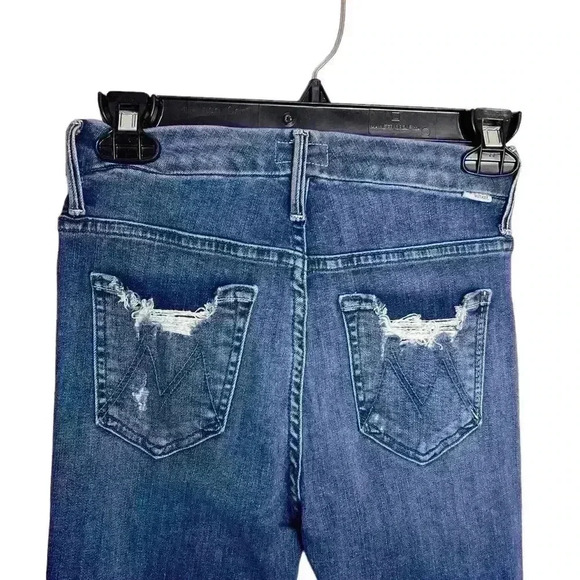 Mother high waisted looker ankle fray get your groove back Size 24 - Picture 6 of 11